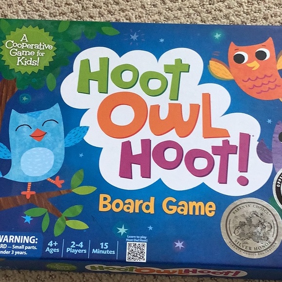 Hoot owl boot board game 4+ best toy award 2-4 players cooperative game - Picture 1 of 3